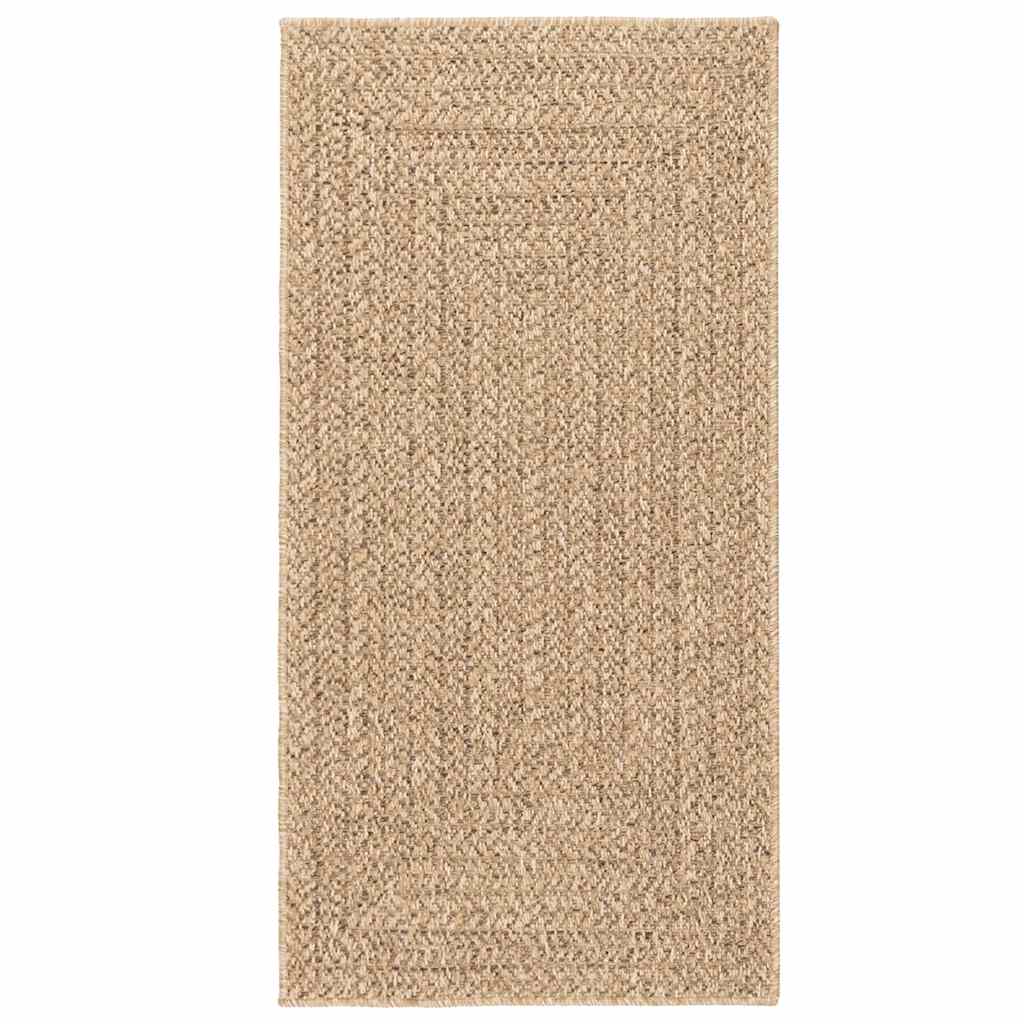 vidaXL Rug ZIZUR 100x200 cm Jute Look Indoor and Outdoor