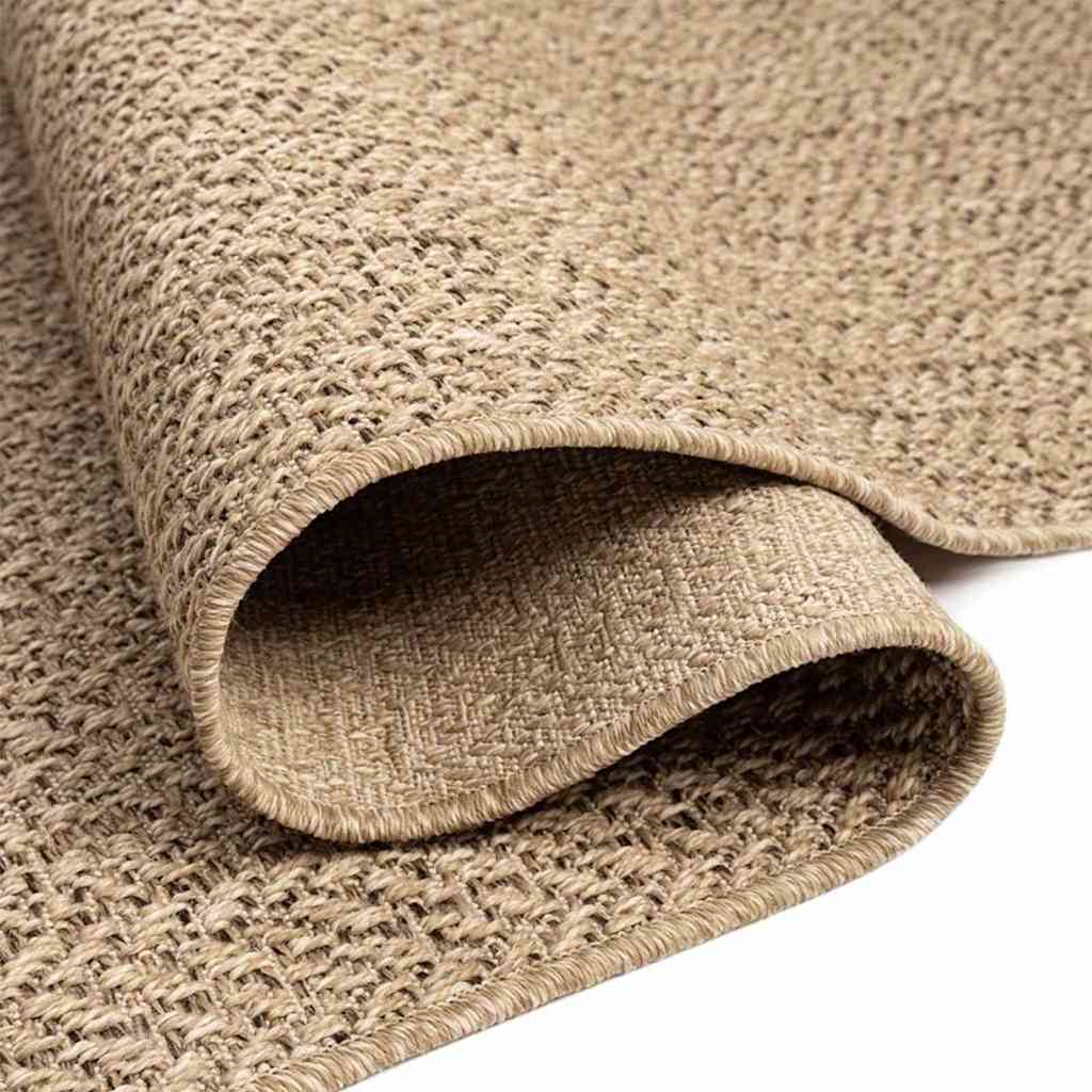 vidaXL Rug ZIZUR 100x200 cm Jute Look Indoor and Outdoor