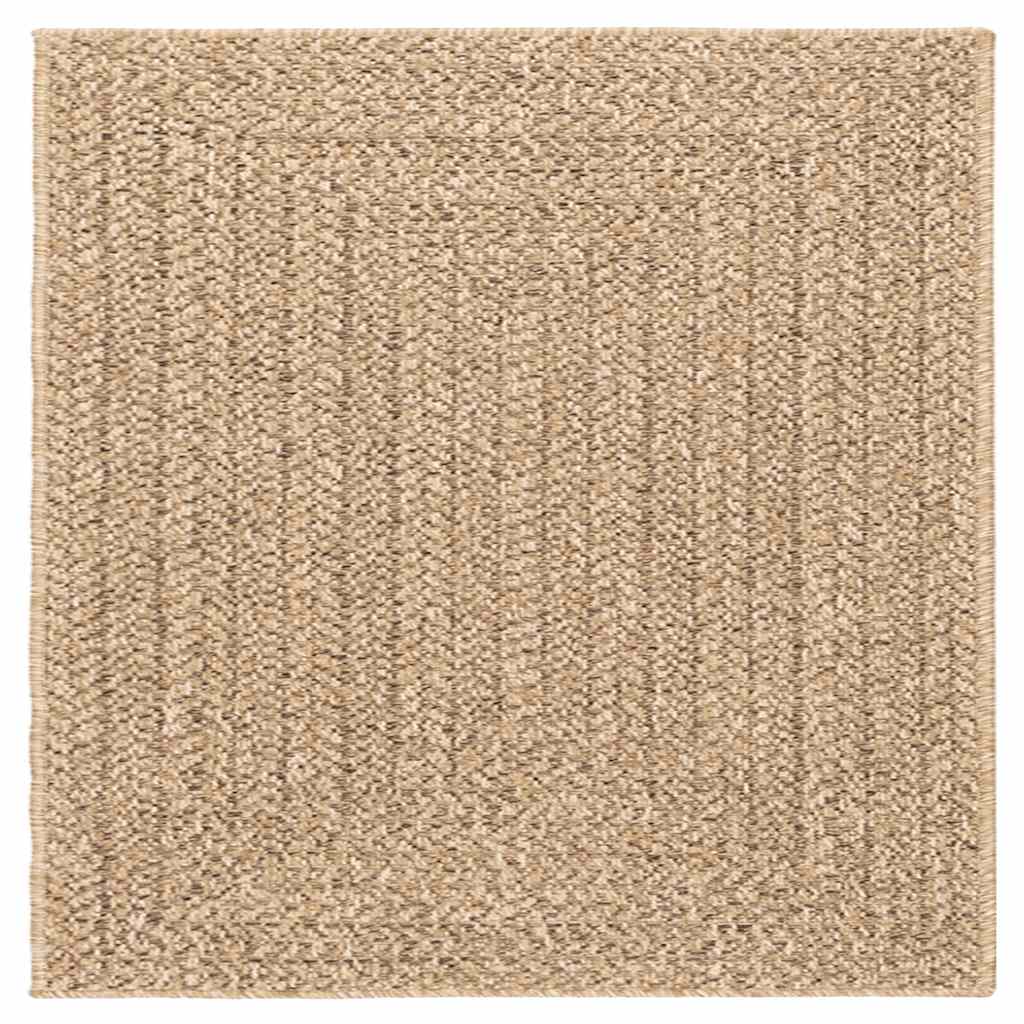 vidaXL Rug ZIZUR 120x120 cm Jute Look Indoor and Outdoor