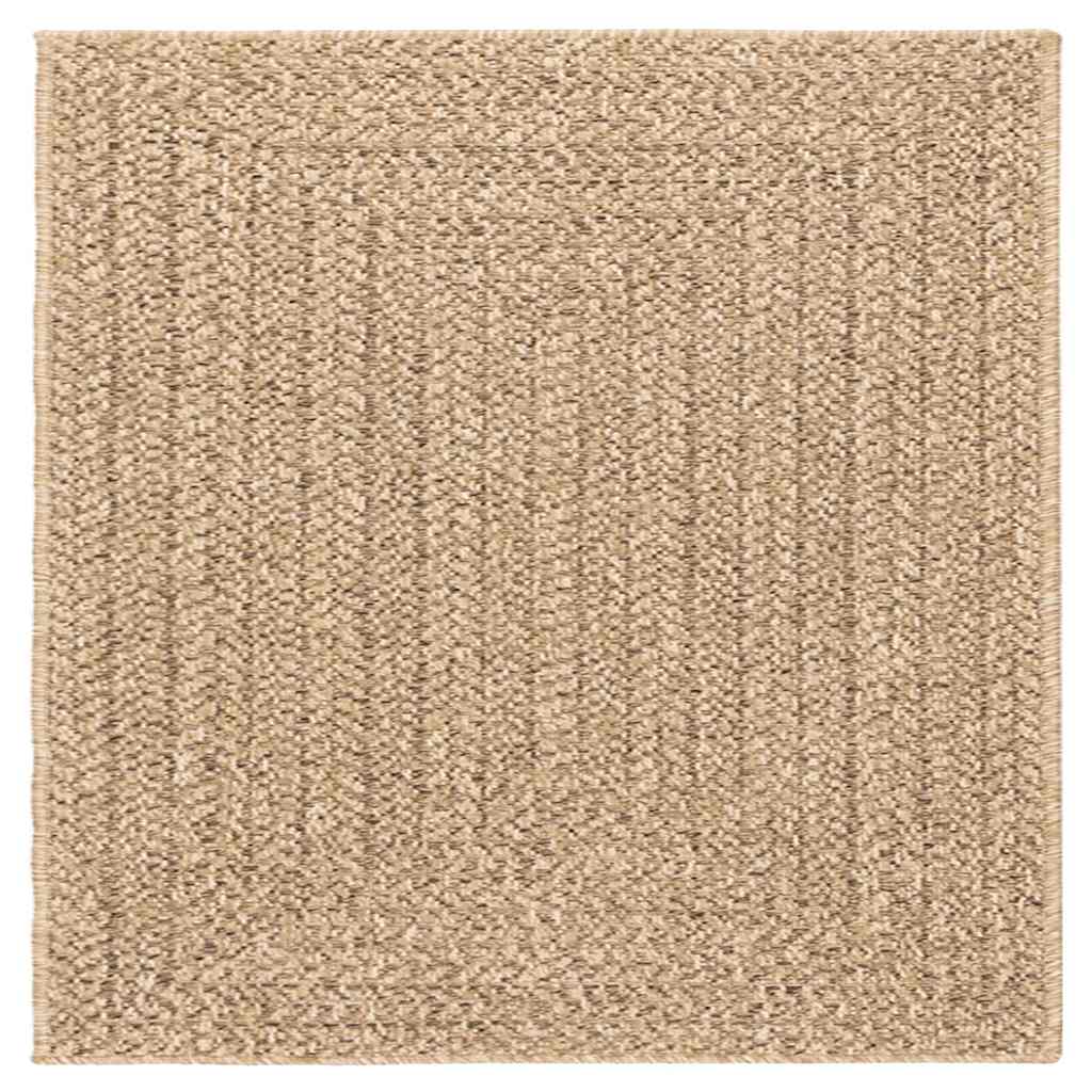 vidaXL Rug ZIZUR 200x200 cm Jute Look Indoor and Outdoor