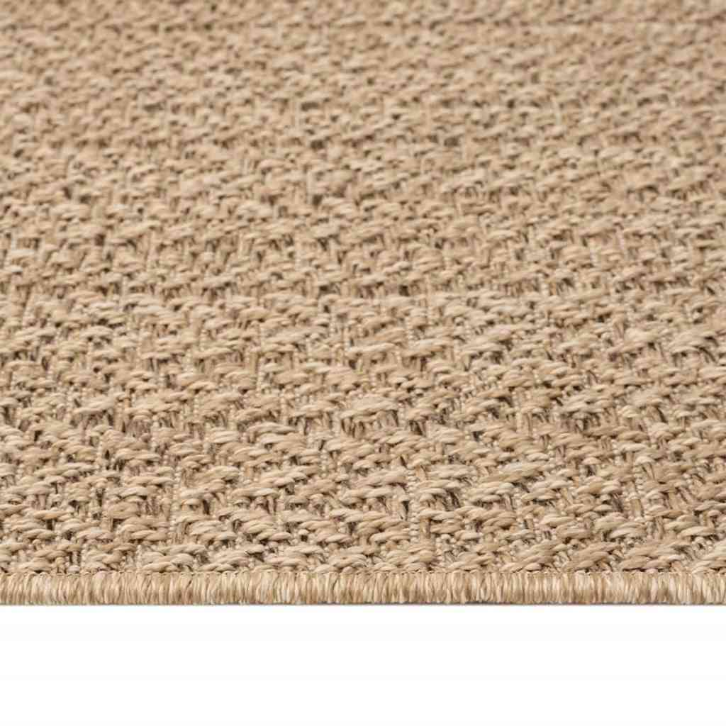 vidaXL Rug ZIZUR 200x200 cm Jute Look Indoor and Outdoor