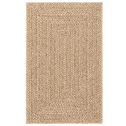 vidaXL Rug ZIZUR 240x340 cm Jute Look Indoor and Outdoor