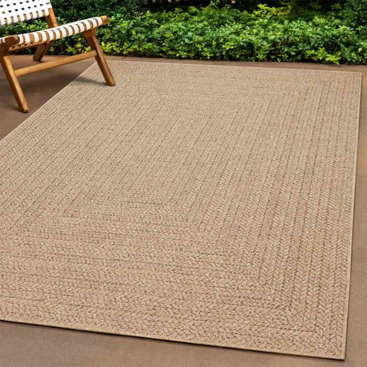 vidaXL Rug ZIZUR 240x340 cm Jute Look Indoor and Outdoor
