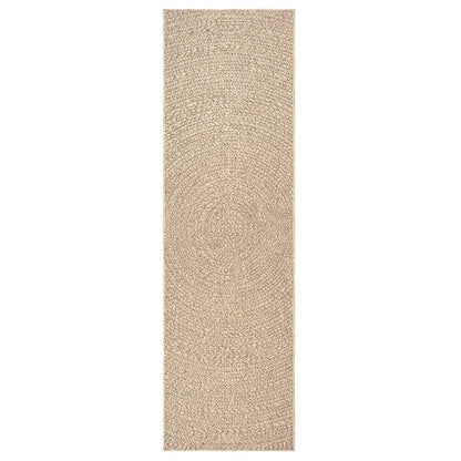 vidaXL Rug ZIZUR 80x250 cm Jute Look Indoor and Outdoor