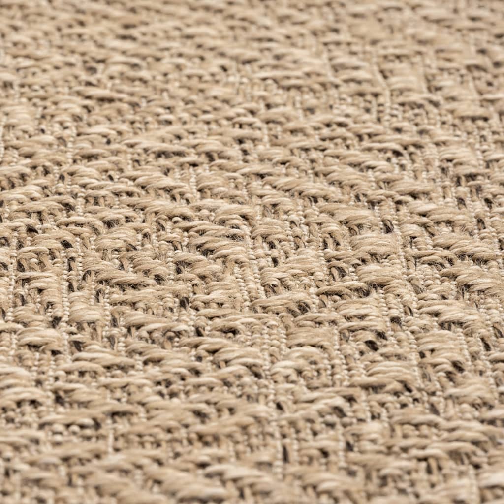 vidaXL Rug ZIZUR 80x250 cm Jute Look Indoor and Outdoor
