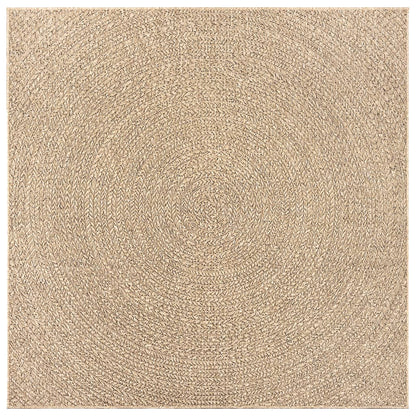vidaXL Rug ZIZUR 200x200 cm Jute Look Indoor and Outdoor