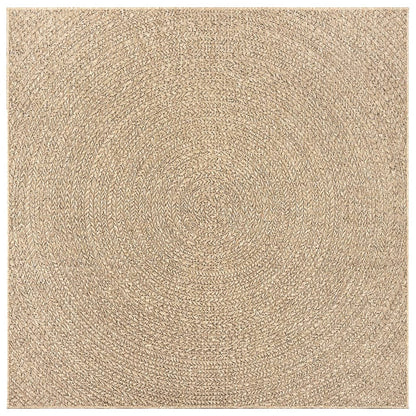 vidaXL Rug ZIZUR 240x240 cm Jute Look Indoor and Outdoor