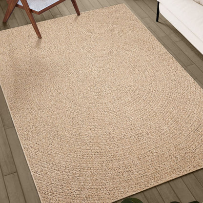 vidaXL Rug ZIZUR 240x340 cm Jute Look Indoor and Outdoor