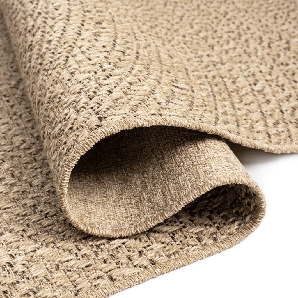 vidaXL Rug ZIZUR 240x340 cm Jute Look Indoor and Outdoor