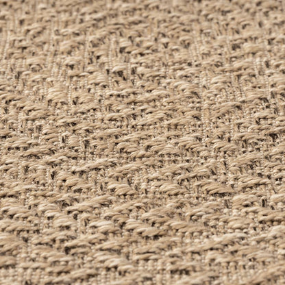 vidaXL Rug ZIZUR Ø 200 cm Jute Look Indoor and Outdoor
