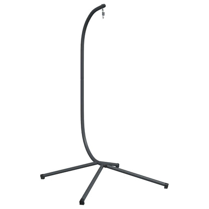 vidaXL Hanging Egg Chair Stand without Basket Anthracite Steel (Only Standing Base)