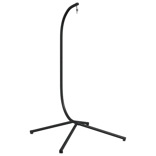 vidaXL Hanging Egg Chair Stand without Basket Anthracite Steel (Only Standing Base)