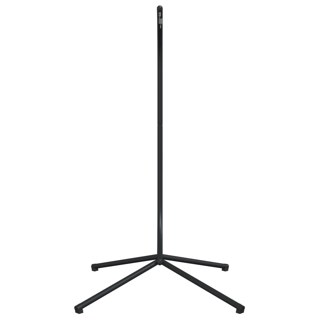 vidaXL Hanging Egg Chair Stand without Basket Black Steel