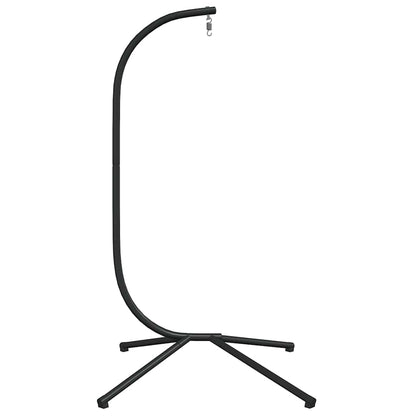 vidaXL Hanging Egg Chair Stand without Basket Anthracite Steel (Only Standing Base)