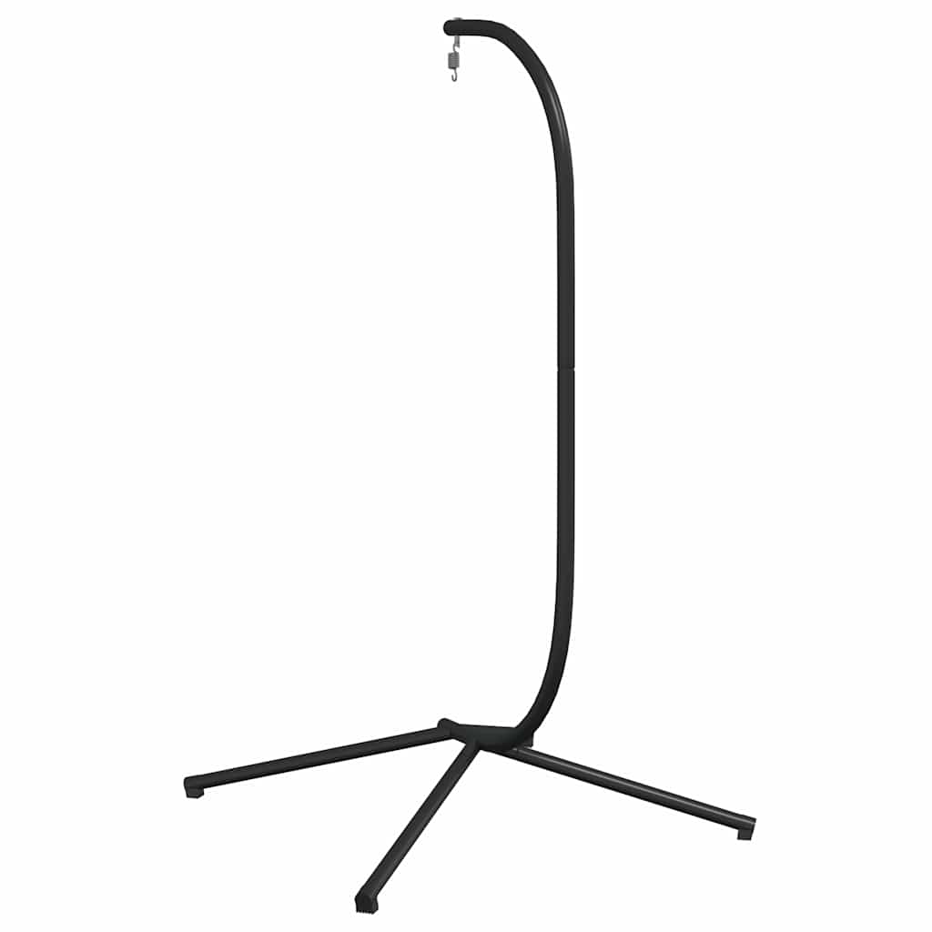 vidaXL Hanging Egg Chair Stand without Basket Anthracite Steel (Only Standing Base)