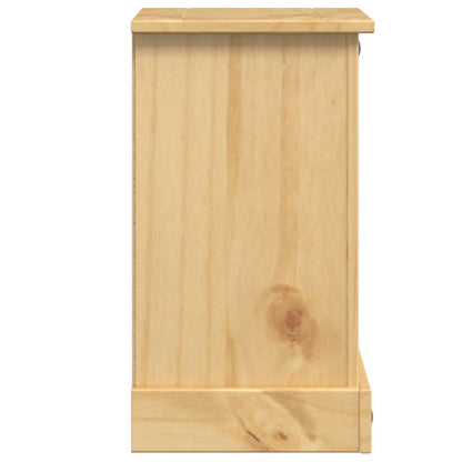 vidaXL Bedside Cabinet Corona 35x32.5x58 cm Solid Wood Pine