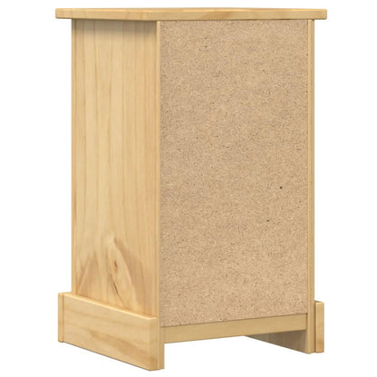 vidaXL Bedside Cabinet Corona 35x32.5x58 cm Solid Wood Pine