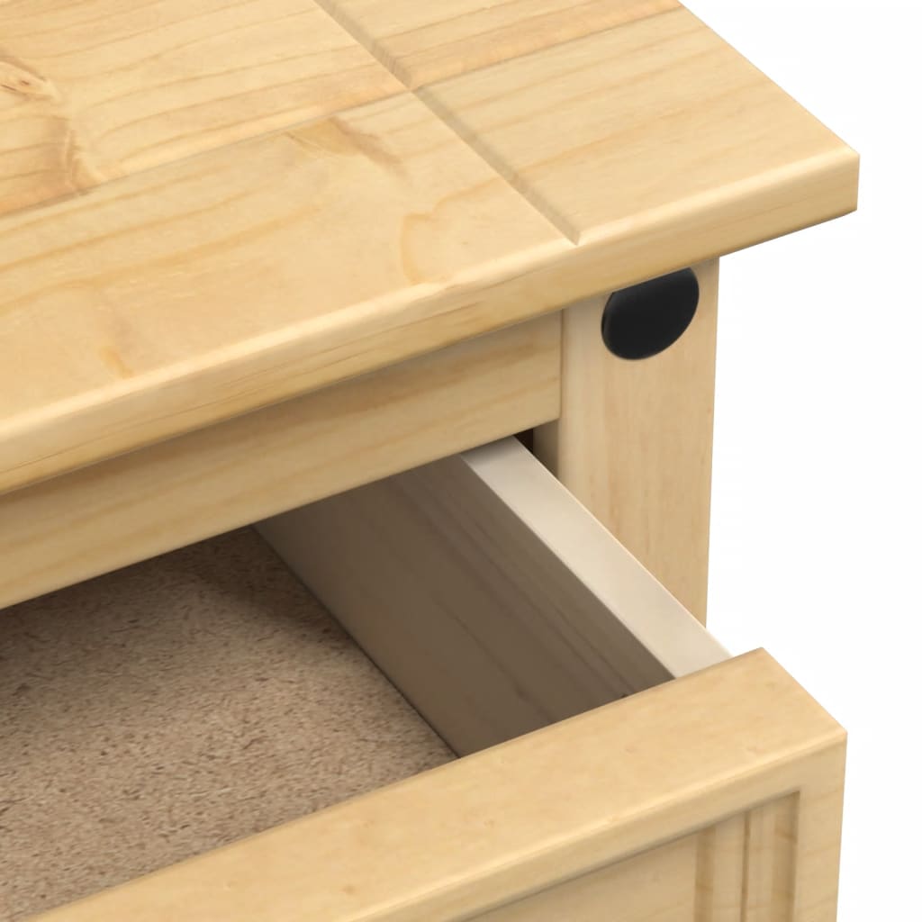 vidaXL Bedside Cabinet Corona 35x32.5x58 cm Solid Wood Pine