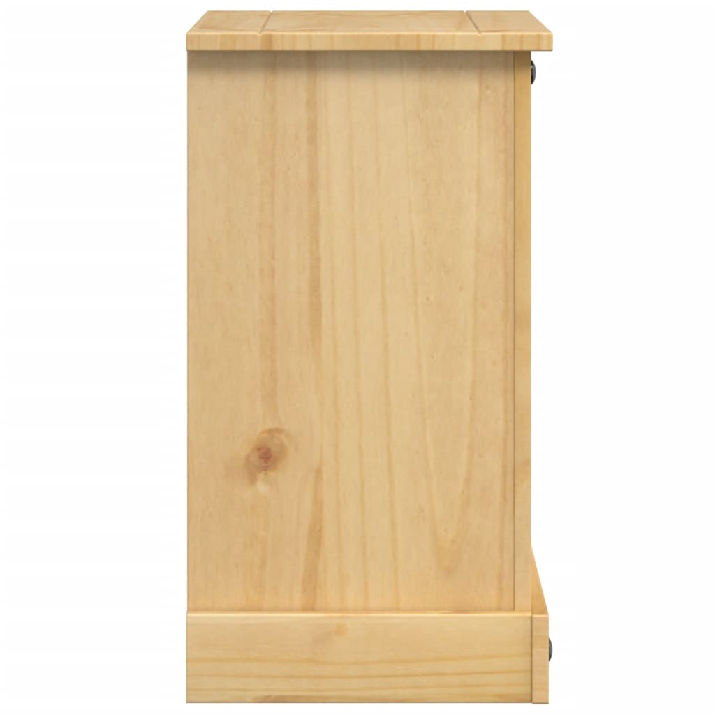 vidaXL Bedside Cabinet Corona 45x35x64 cm Solid Wood Pine