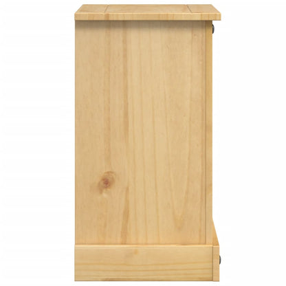 vidaXL Bedside Cabinet Corona 45x35x64 cm Solid Wood Pine