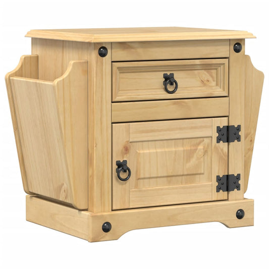 vidaXL Bedside Cabinet Corona 45x35x47.5 cm Solid Wood Pine