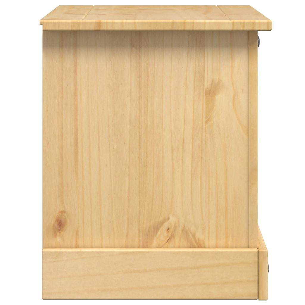 vidaXL Bedside Cabinet Corona 53x39x47 cm Solid Wood Pine