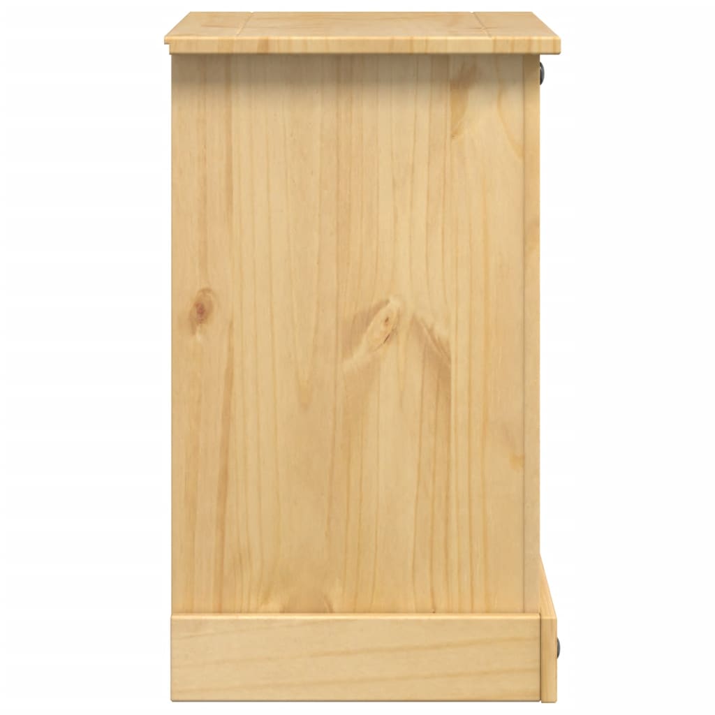 vidaXL Bedside Cabinet Corona 53x39x66 cm Solid Wood Pine