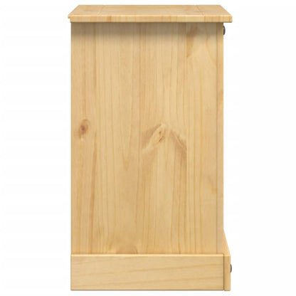 vidaXL Bedside Cabinet Corona 53x39x66 cm Solid Wood Pine