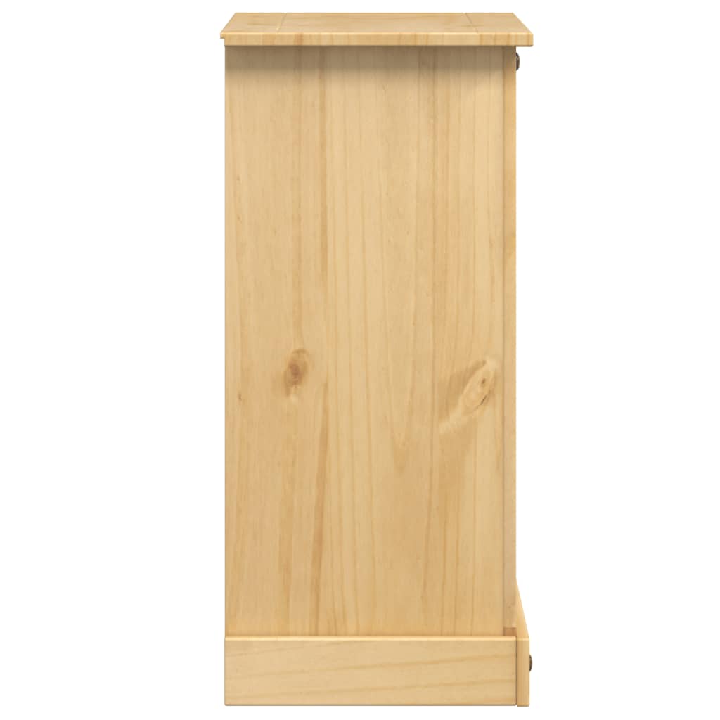 vidaXL Bedside Cabinet Corona 53x39x84 cm Solid Wood Pine