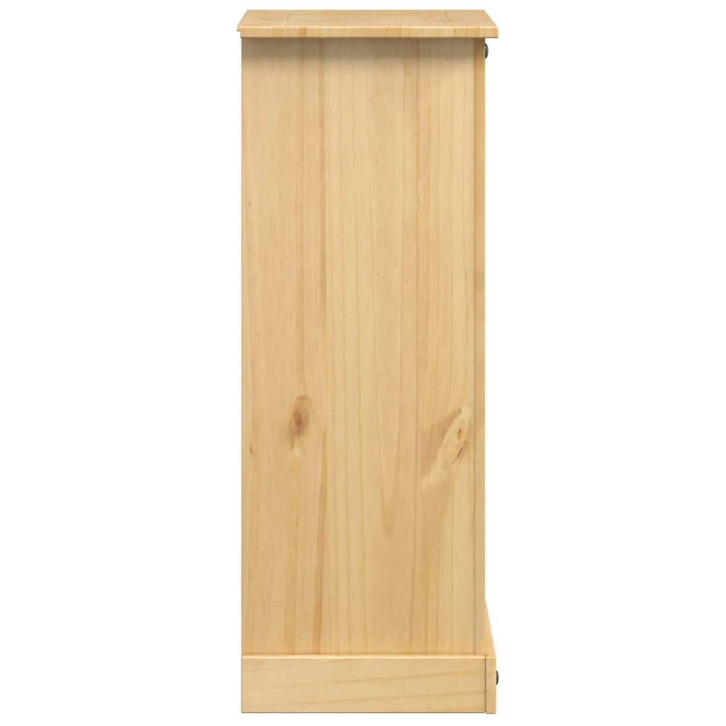 vidaXL Bedside Cabinet Corona 53x39x103 cm Solid Wood Pine
