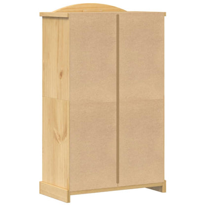 vidaXL Wardrobe "Corona" 101x52x170 cm Solid Wood Pine
