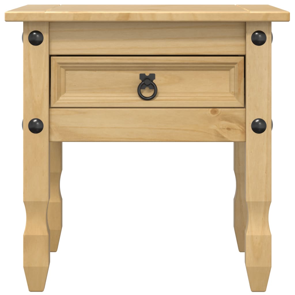 vidaXL Side Table "Corona" 50x50x50 cm Solid Wood Pine