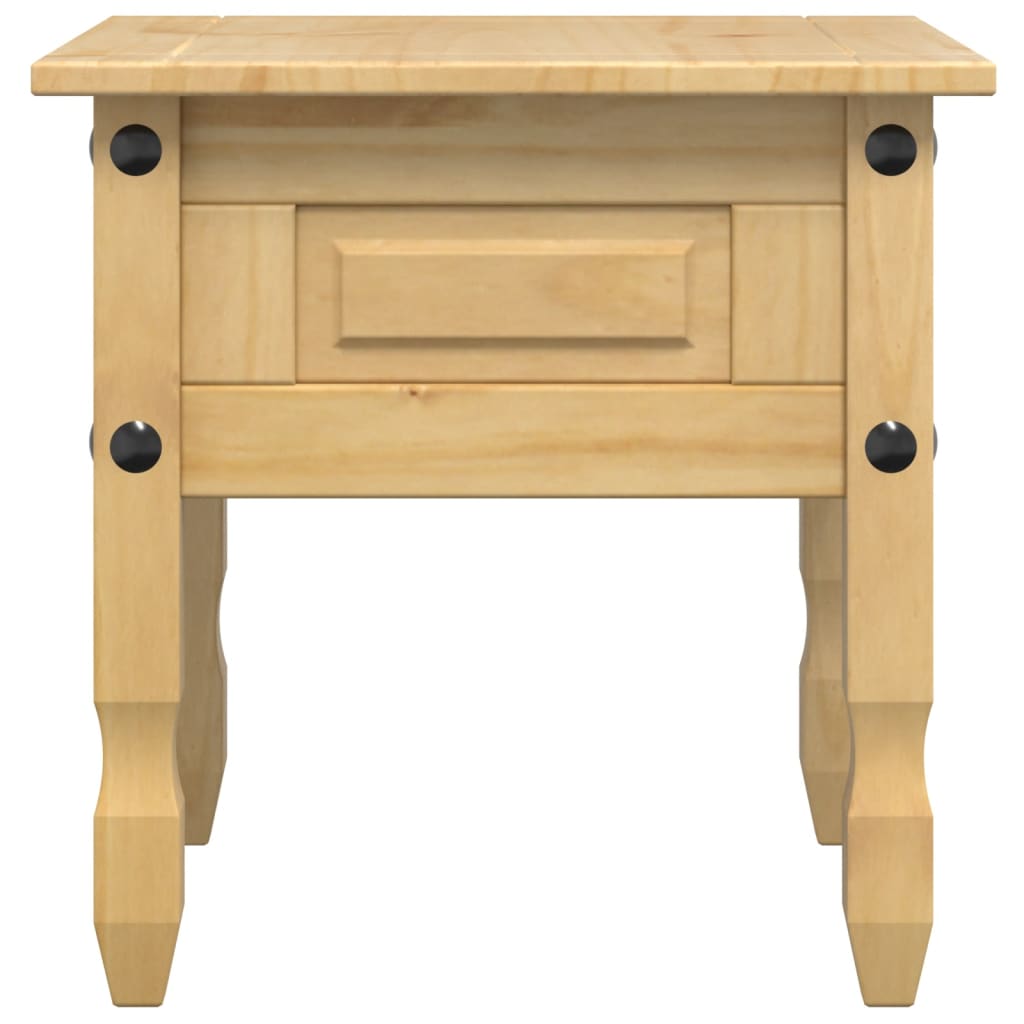 vidaXL Side Table "Corona" 50x50x50 cm Solid Wood Pine