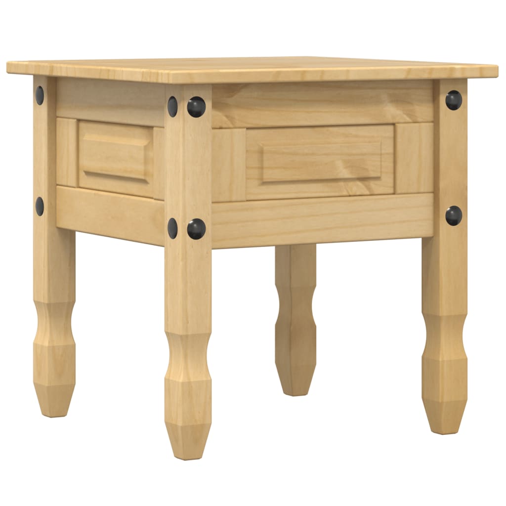 vidaXL Side Table "Corona" 50x50x50 cm Solid Wood Pine
