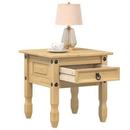 vidaXL Side Table "Corona" 50x50x50 cm Solid Wood Pine