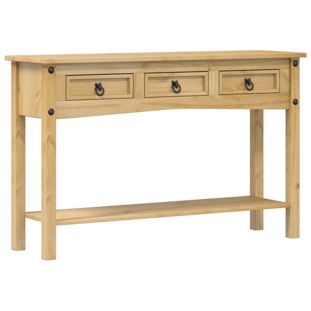 vidaXL Console Table "Corona" 114x34,5x73 cm Solid Wood Pine