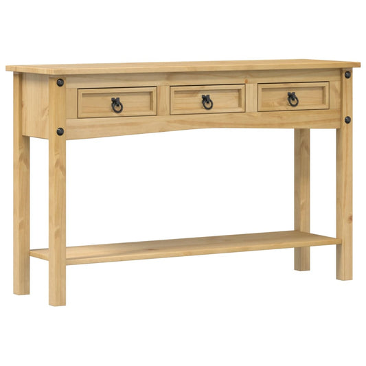 vidaXL Console Table "Corona" 114x34,5x73 cm Solid Wood Pine