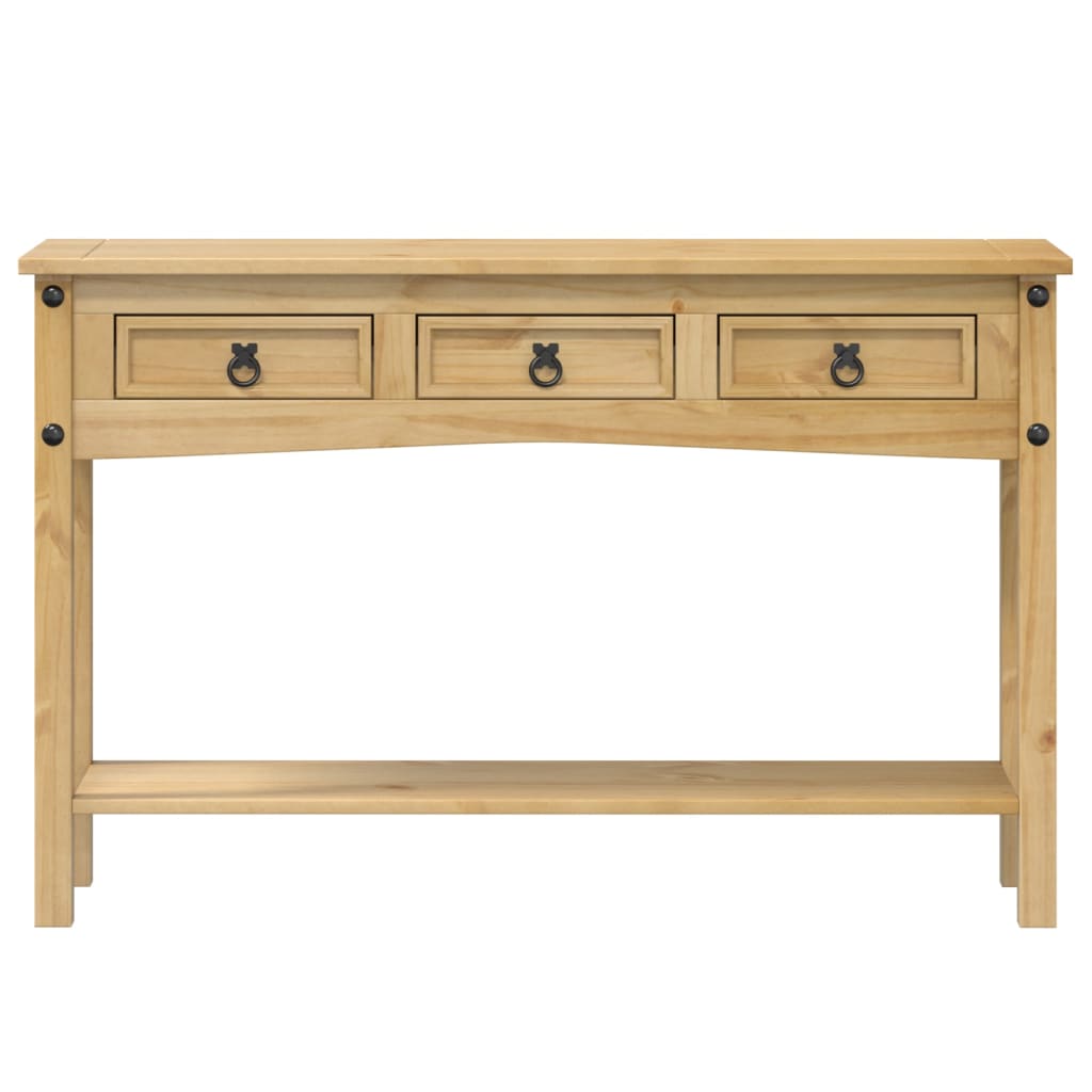 vidaXL Console Table "Corona" 114x34,5x73 cm Solid Wood Pine