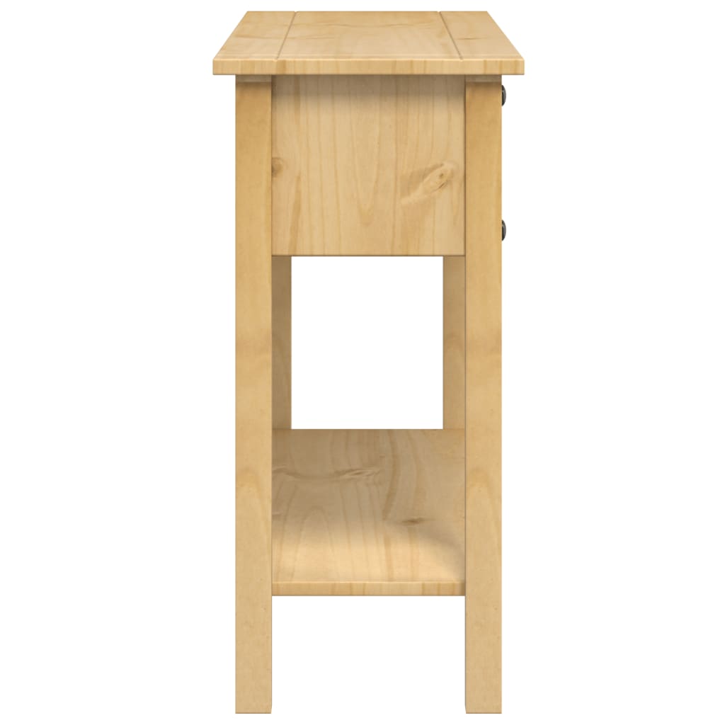 vidaXL Console Table "Corona" 114x34,5x73 cm Solid Wood Pine