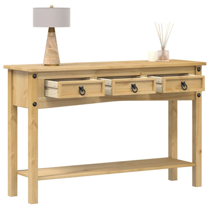 vidaXL Console Table "Corona" 114x34,5x73 cm Solid Wood Pine