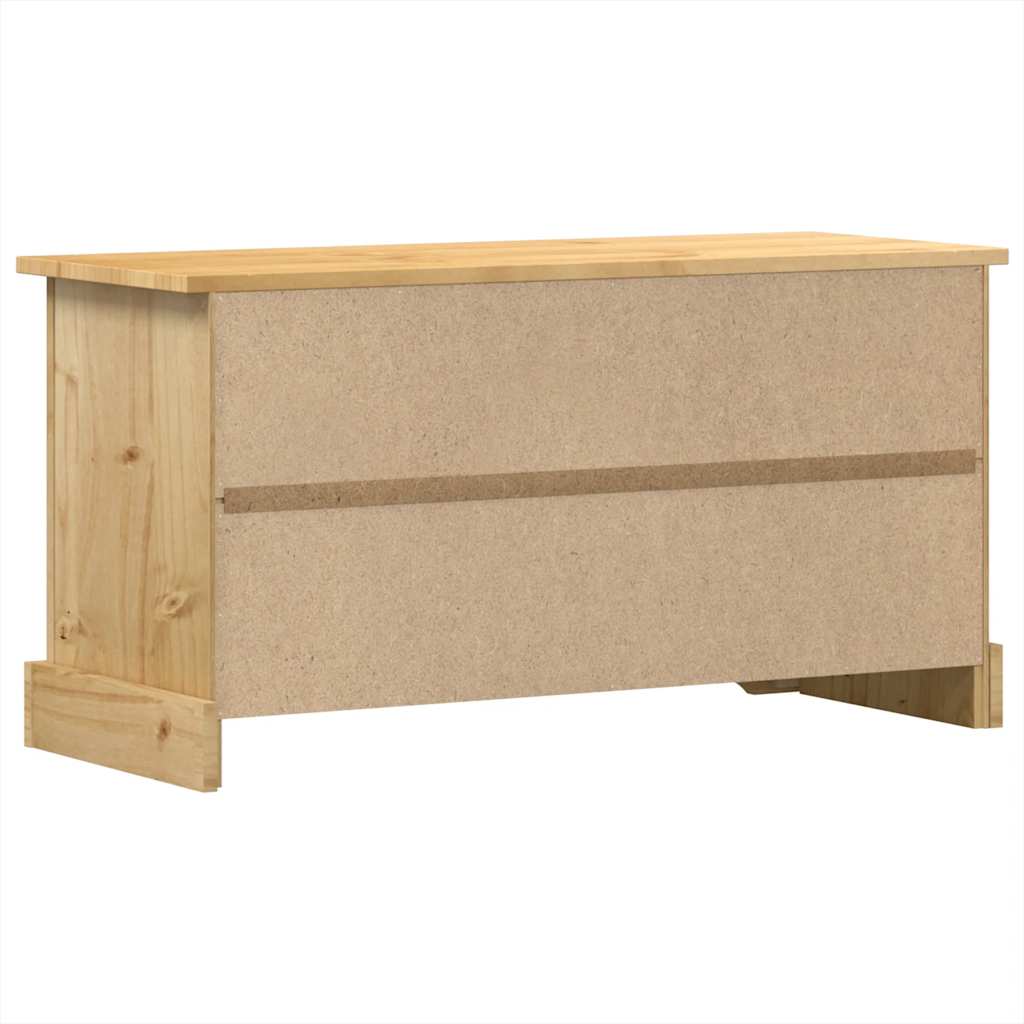 vidaXL TV Cabinet Corona 100x40x52 cm Solid Wood Pine