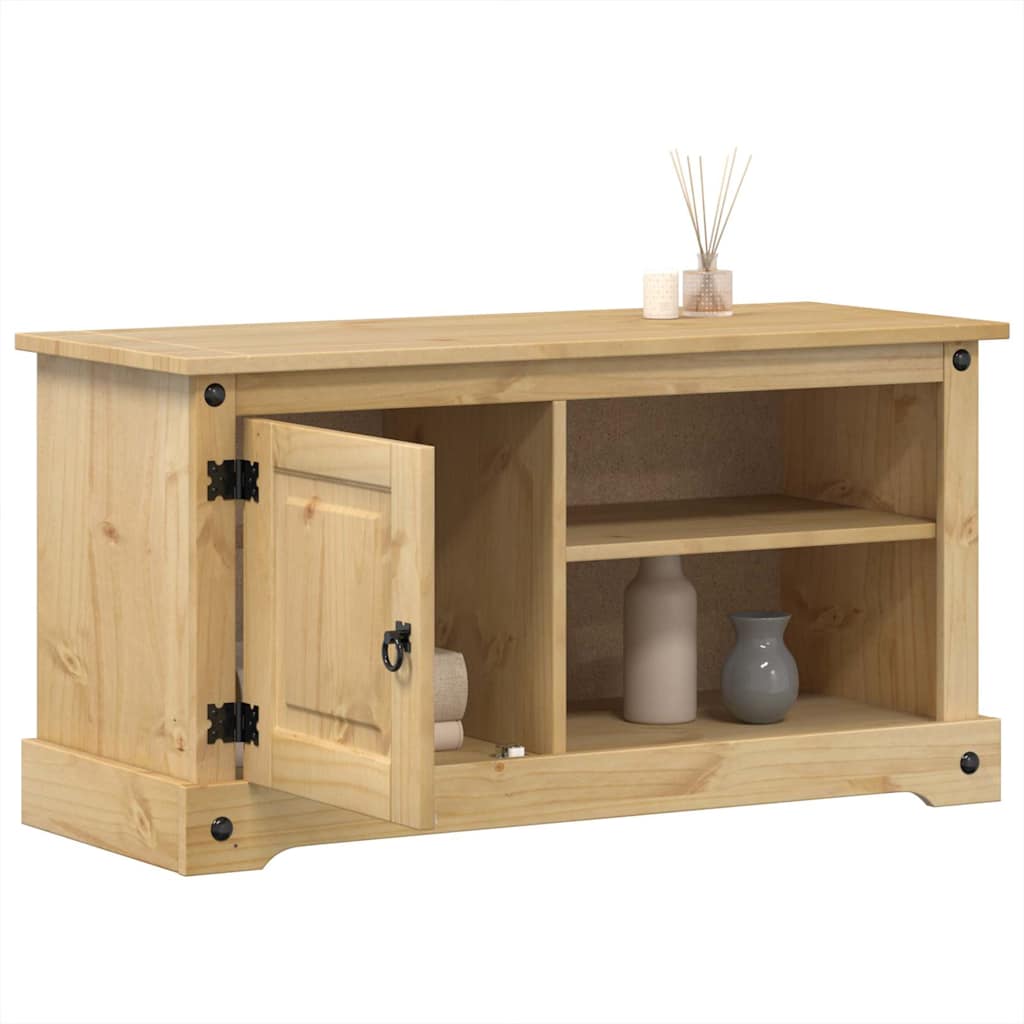 vidaXL TV Cabinet Corona 100x40x52 cm Solid Wood Pine