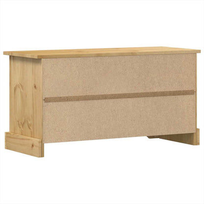 vidaXL TV Cabinet "Corona" 100x40x52 cm Solid Wood Pine