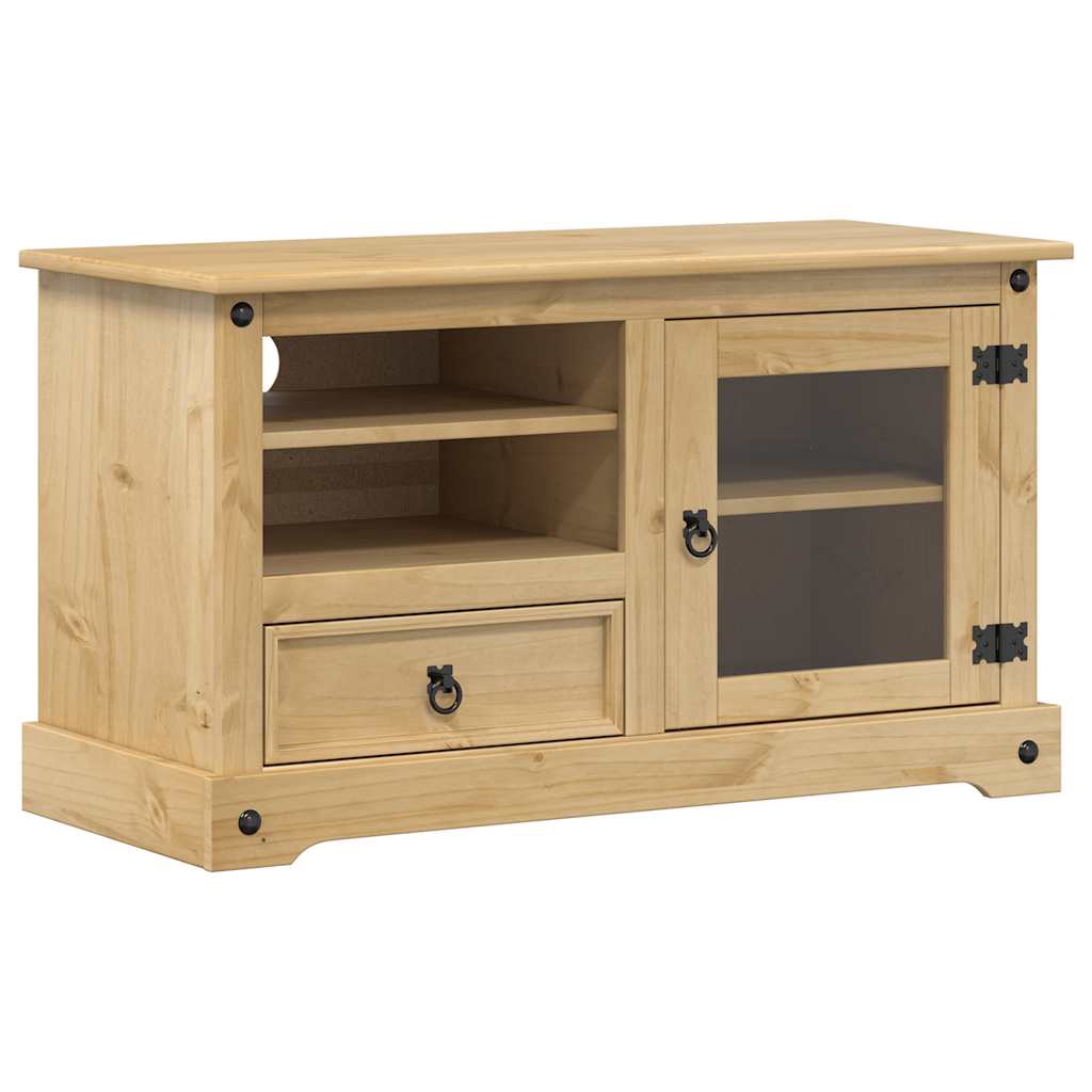 vidaXL TV Cabinet "Corona" 100x45x58 cm Solid Wood Pine