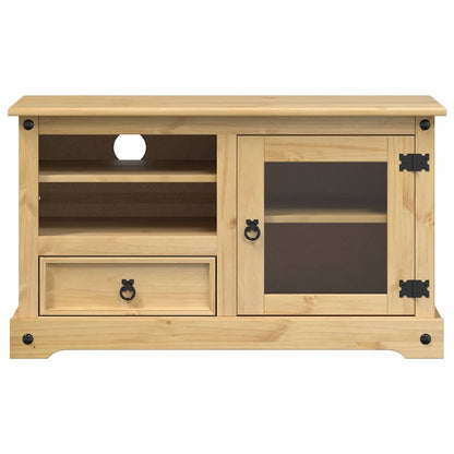 vidaXL TV Cabinet Corona 100x45x58 cm Solid Wood Pine