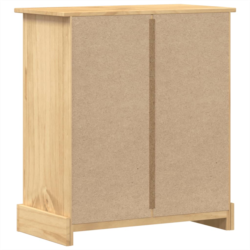 vidaXL Chest of Drawers Corona 80x43x91 cm Solid Wood Pine