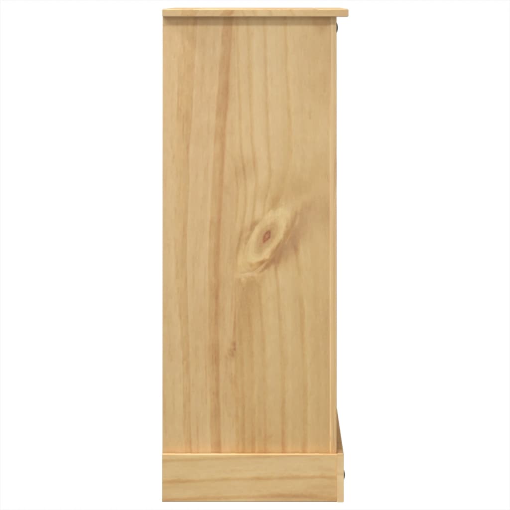 vidaXL Chest of Drawers Corona 80x43x114 cm Solid Wood Pine
