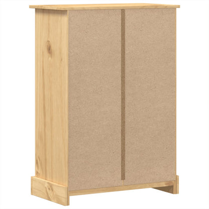 vidaXL Chest of Drawers Corona 80x43x114 cm Solid Wood Pine