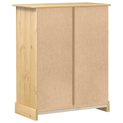 vidaXL Chest of Drawers "Corona" 92x48x114 cm Solid Wood Pine