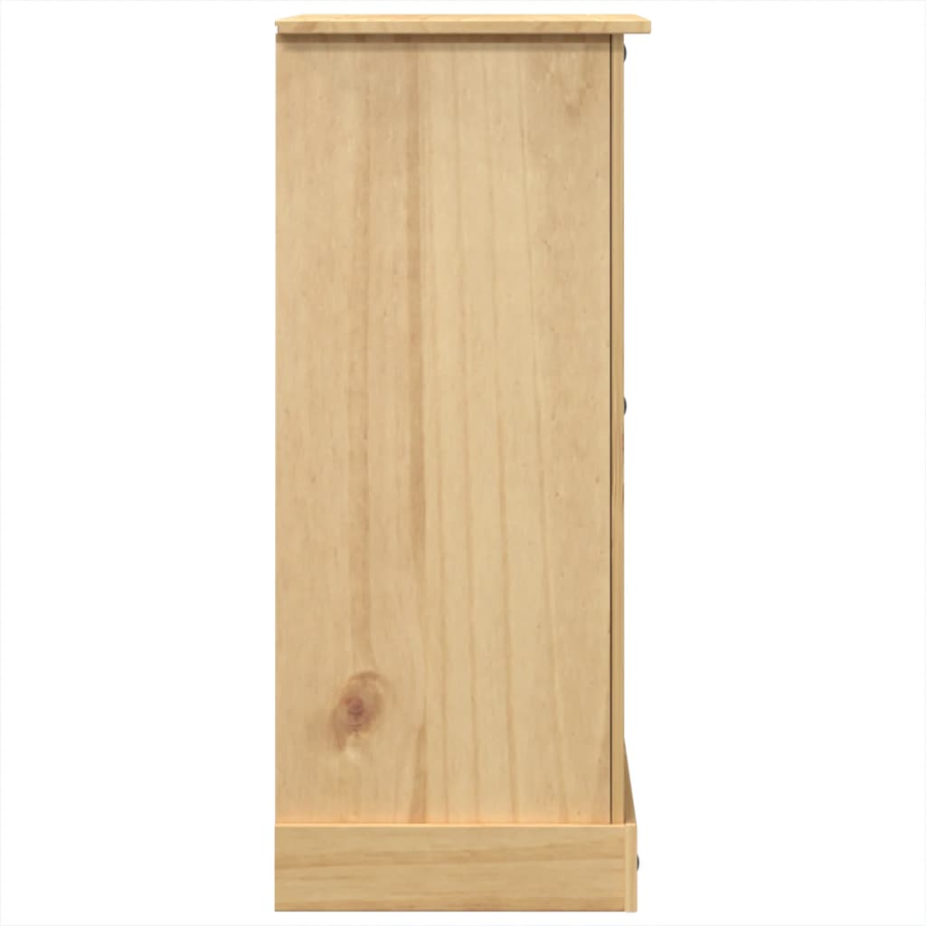 vidaXL Chest of Drawers Corona 92x48x114 cm Solid Wood Pine